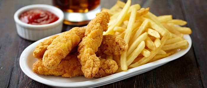 Kids 3 Pcs Chicken Strips  Single 