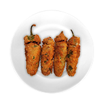 Cheddar Cheese Stuffed Jalapeños Peppers 