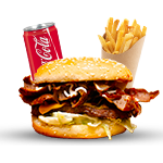 Caspian Special Burger Meal 