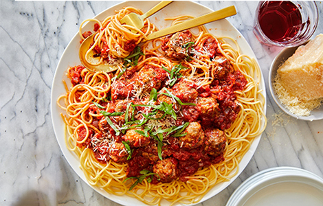 Pasta with Meatballs